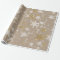Rustic Kraft Winter White & Gold Snowflakes
