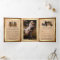Rustic Kraft Wood Fairytale Castle Wedding Photo