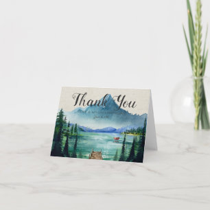 Rustic Lakeside Wedding - Thank You Note