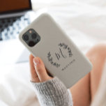 Rustic Laurel Script Monogram Name Case-Mate iPhon Case-Mate iPhone 14 Pro Max Case<br><div class="desc">Rustic Laurel Script Monogram Name phone case. Click the edit button to customize this design.</div>