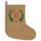 Rustic Laurel Wreath Monogram
