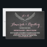 Rustic Laurel Wreath Monogram Wedding Invitation<br><div class="desc">Rustic Laurel Wreath Monogram Wedding Invitation 
 Rustic and whimsical wedding invitation featuring an elegant script and laurel wreath illustration. This is a part of a wedding suite. Other colours and matching are available.</div>