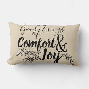 Rustic Laurels Comfort & Joy Lumbar Pillow