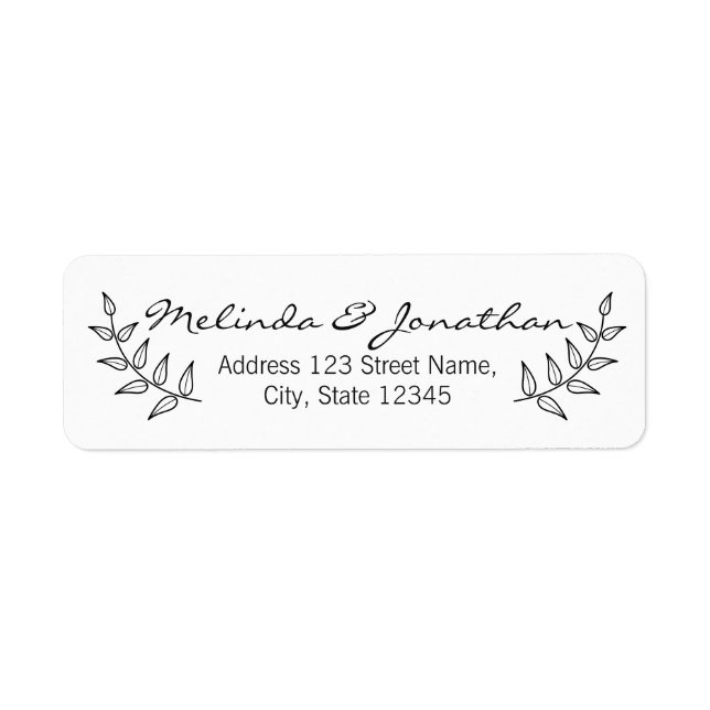 Rustic Laurels Mariage (Devant)