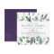 Rustic Lavender and Eucalyptus Square Wedding