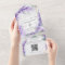 Rustic Lavender Elegant Seal and Send Wedding