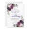 Rustic Lavender Navy Blue Floral Bloom Wedding