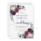 Rustic Lavender Navy Blue Floral Bloom Wedding