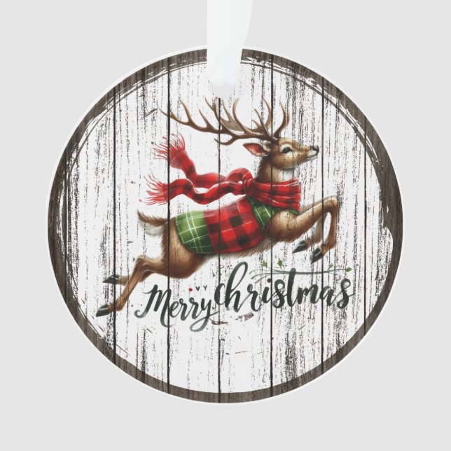 Rustic Leaping Reindeer  (devant)