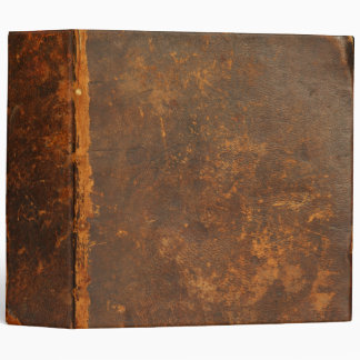 rustic leather binder