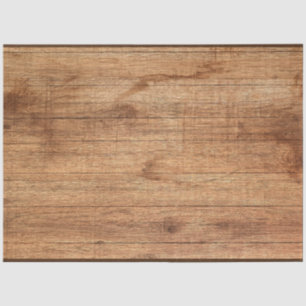 Rustic Light Wood Tone Tissue Paper