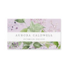 Rustic Lilac | Lavender Business Card