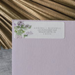 Rustic Lilac Return Address Label<br><div class="desc">These rustic lilac return address labels are perfect for a spring or summer wedding. The romantic and elegant floral design features watercolor purple lilac wildflowers with a boho country garden feel. These labels can be used for a wedding, bridal shower, special event or any time you need a personal address...</div>