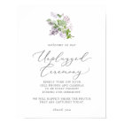Rustic Lilac Unplugged Ceremony