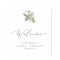 Rustic Lilac Wedding Welcome