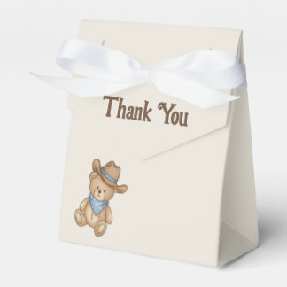 Rustic Little Cowboy Baby Shower Favour Box