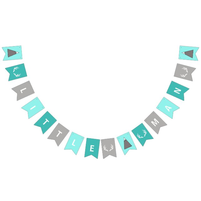 Rustic Little Man Party Banner (All)