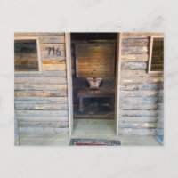 Rustic Log Cabin Entrance