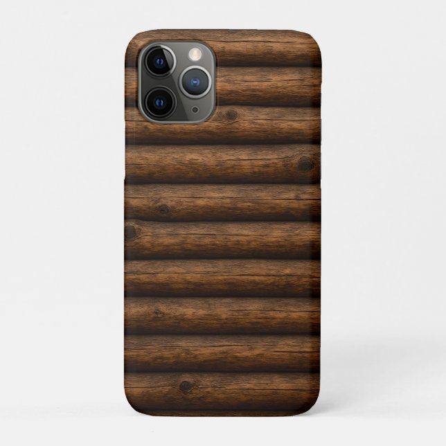 Rustic Log Case-Mate iPhone Case (Back)