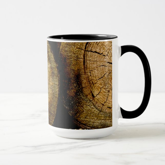 Rustic Log Roll Mug (Right)
