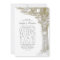 Rustic love heart tree wedding invitations