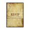 Rustic Love is Patient Vintage Wedding RSVP Cards