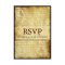 Rustic Love is Patient Vintage Wedding RSVP Cards