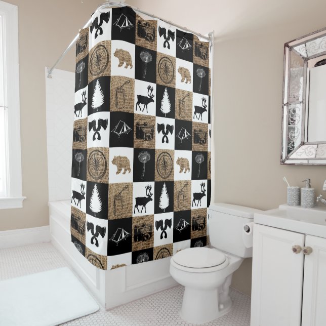 Rustic Lumberjack Camping Adventure  (In Situ)