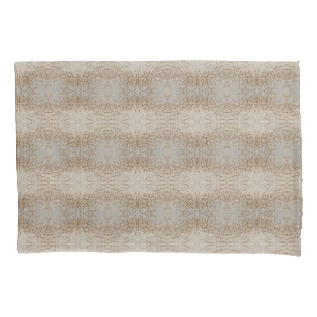 Rustic Luxe Psychedelic Faux Shearling Pattern Pillowcase (Front)