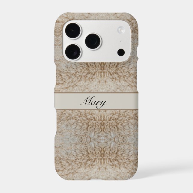 Rustic Luxe | Psychedelic Sheep Wool Texture  (Back)