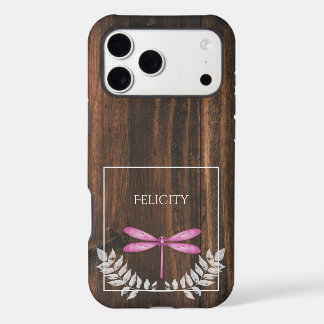 Rustic Magenta Dragonfly Case-Mate iPhone Case