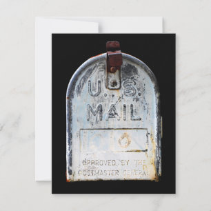 Rustic Mailbox Card