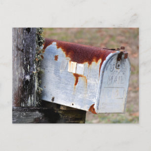 Rustic Mailbox  Postcard