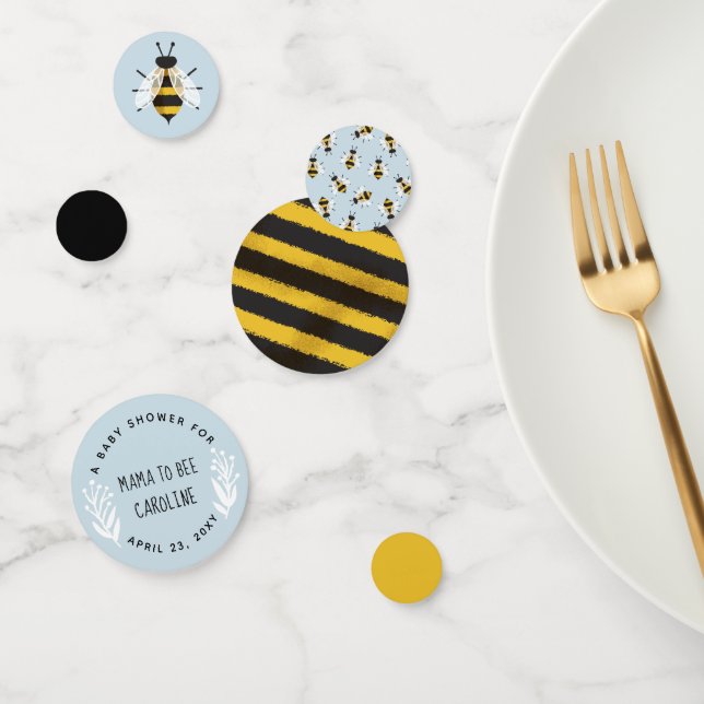 Rustic Mama to Bee Baby Boy Shower Table Confetti (Groupe)