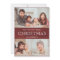 Rustic Maroon Red Winter Christmas Photo Collage
