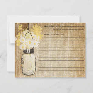 Rustic Mason Jar and Wildflowers Recipe