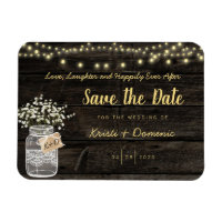Rustic Mason Jar Glowing Lights