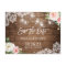 Rustic Mason Jar Lights Lace Wedding Save the Date