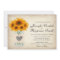 Rustic Mason Jar Sunflower Wedding Invitations