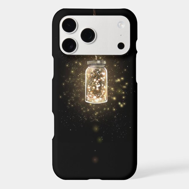 Rustic Mason Jars String Lights   Case-Mate iPhone (Back)