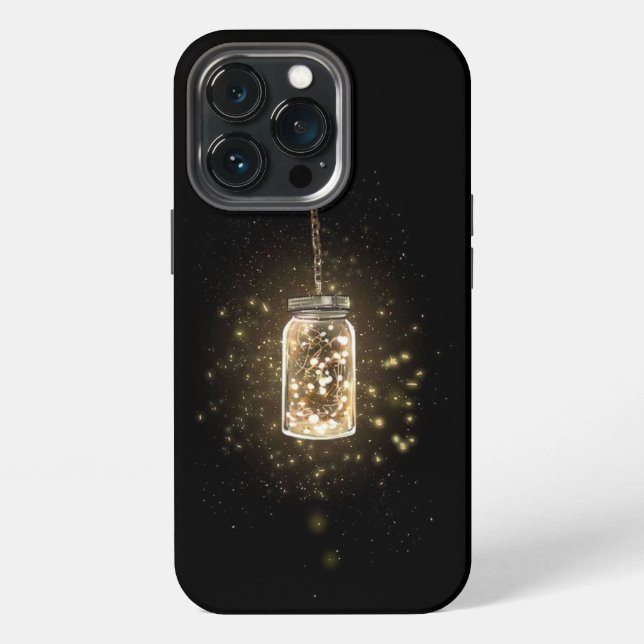 Rustic Mason Jars String Lights   Case-Mate iPhone Case (Back)