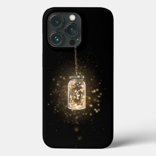 Rustic Mason Jars String Lights   Case-Mate iPhone 13 Pro Case