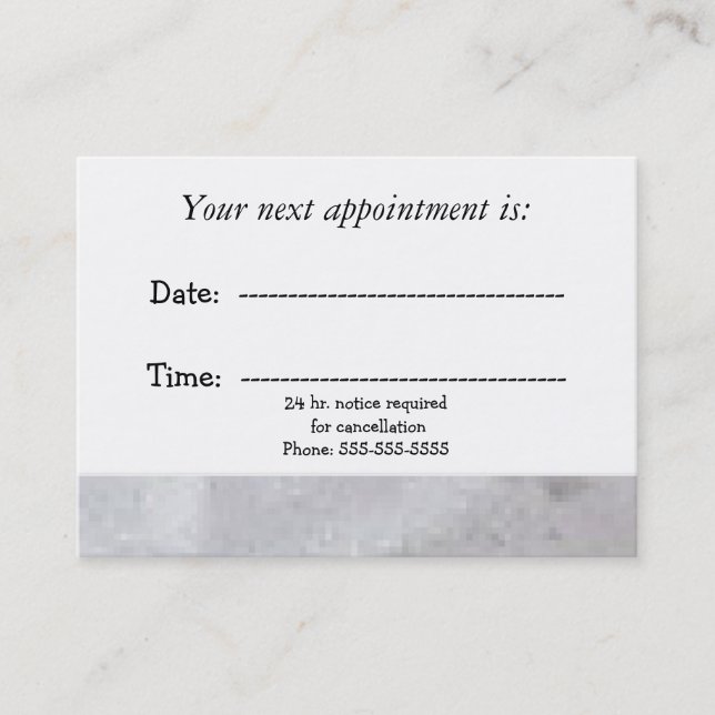 Rustic Medical Appointment (Front)