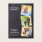 Rustic Memorial 3 Photo Poem Funeral Prayer Card
