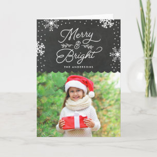 Rustic Merry and Bright Holiday Photo