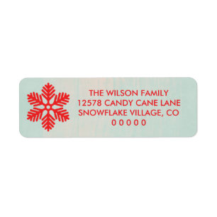 Rustic Merry Everything Christmas Label