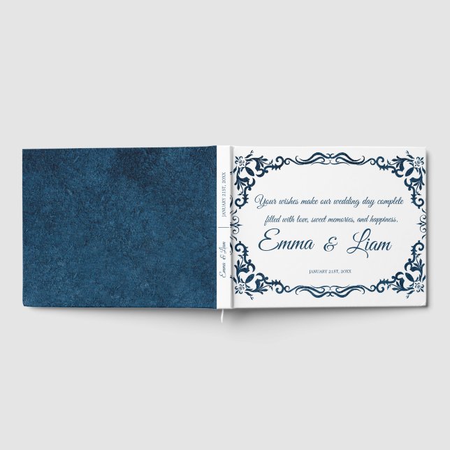 Rustic Mexican Wedding Guest Book  (Full)