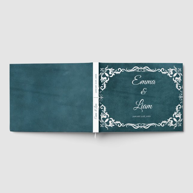 Rustic Mexican Wedding Guest Book  (Full)