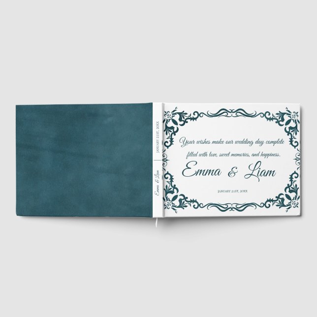 Rustic Mexican Wedding Guest Book  (Full)