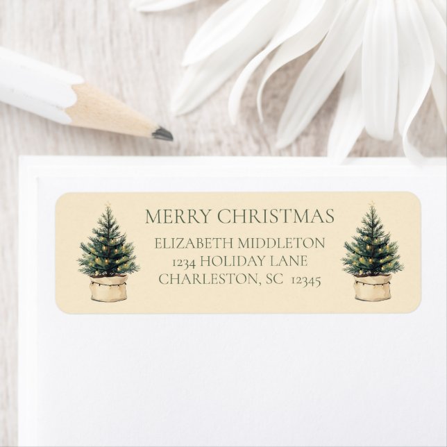 Rustic Minimal Christmas Tree Holiday (Insitu)